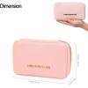 imageAngelinas Palace Small Waterproof Jewelry Organizer Case Vegan Leather Travel Storage Bag Bridesmaid Gifts for Necklace Earring Bracelet Ringchampagnesoft pink