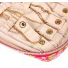 imageAngelinas Palace Small Waterproof Jewelry Organizer Case Vegan Leather Travel Storage Bag Bridesmaid Gifts for Necklace Earring Bracelet Ringchampagneblossom fuschia