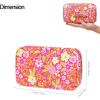 imageAngelinas Palace Small Waterproof Jewelry Organizer Case Vegan Leather Travel Storage Bag Bridesmaid Gifts for Necklace Earring Bracelet Ringchampagneblossom fuschia