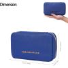 imageAngelinas Palace Small Waterproof Jewelry Organizer Case Vegan Leather Travel Storage Bag Bridesmaid Gifts for Necklace Earring Bracelet Ringchampagnedark chambray