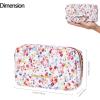 imageAngelinas Palace Small Waterproof Jewelry Organizer Case Vegan Leather Travel Storage Bag Bridesmaid Gifts for Necklace Earring Bracelet Ringchampagneblossom wine