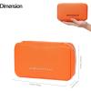 imageAngelinas Palace Small Waterproof Jewelry Organizer Case Vegan Leather Travel Storage Bag Bridesmaid Gifts for Necklace Earring Bracelet Ringchampagnelight terracotta