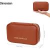 imageAngelinas Palace Small Waterproof Jewelry Organizer Case Vegan Leather Travel Storage Bag Bridesmaid Gifts for Necklace Earring Bracelet Ringchampagnebran
