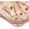 imageAngelinas Palace Small Waterproof Jewelry Organizer Case Vegan Leather Travel Storage Bag Bridesmaid Gifts for Necklace Earring Bracelet Ringchampagneblossom tan