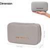 imageAngelinas Palace Small Waterproof Jewelry Organizer Case Vegan Leather Travel Storage Bag Bridesmaid Gifts for Necklace Earring Bracelet Ringchampagnepearl grey