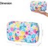 imageAngelinas Palace Small Waterproof Jewelry Organizer Case Vegan Leather Travel Storage Bag Bridesmaid Gifts for Necklace Earring Bracelet Ringchampagneblossom blue