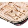 imageAngelinas Palace Small Waterproof Jewelry Organizer Case Vegan Leather Travel Storage Bag Bridesmaid Gifts for Necklace Earring Bracelet Ringchampagneblossom victorian