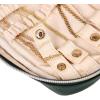 imageAngelinas Palace Small Waterproof Jewelry Organizer Case Vegan Leather Travel Storage Bag Bridesmaid Gifts for Necklace Earring Bracelet Ringchampagnedeep evergreen
