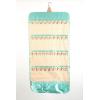 imageAngelinas Palace Tenby Jewelry Double Side Hanger Organizer Hook Hanging Closet Jewelry Storage Roll 24 Earring Ring Bars 28 Bracelet Pouches Watches Pocket 40 Necklaces LoopsAP GreenAP Green