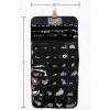 imageAngelinas Palace Tenby Jewelry Double Side Hanger Organizer Hook Hanging Closet Jewelry Storage Roll 24 Earring Ring Bars 28 Bracelet Pouches Watches Pocket 40 Necklaces LoopsAP GreenZebra