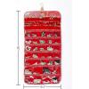 imageAngelinas Palace Tenby Jewelry Double Side Hanger Organizer Hook Hanging Closet Jewelry Storage Roll 24 Earring Ring Bars 28 Bracelet Pouches Watches Pocket 40 Necklaces LoopsAP GreenMetallic Gold