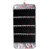 imageAngelinas Palace Tenby Jewelry Double Side Hanger Organizer Hook Hanging Closet Jewelry Storage Roll 24 Earring Ring Bars 28 Bracelet Pouches Watches Pocket 40 Necklaces LoopsAP GreenLacy Roses