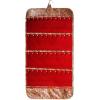 imageAngelinas Palace Tenby Jewelry Double Side Hanger Organizer Hook Hanging Closet Jewelry Storage Roll 24 Earring Ring Bars 28 Bracelet Pouches Watches Pocket 40 Necklaces LoopsAP GreenFuchsia Paisley