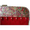 imageAngelinas Palace Tenby Jewelry Double Side Hanger Organizer Hook Hanging Closet Jewelry Storage Roll 24 Earring Ring Bars 28 Bracelet Pouches Watches Pocket 40 Necklaces LoopsAP GreenFuchsia Paisley