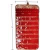 imageAngelinas Palace Tenby Jewelry Double Side Hanger Organizer Hook Hanging Closet Jewelry Storage Roll 24 Earring Ring Bars 28 Bracelet Pouches Watches Pocket 40 Necklaces LoopsAP GreenFuchsia Paisley