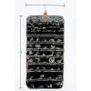 imageAngelinas Palace Tenby Jewelry Double Side Hanger Organizer Hook Hanging Closet Jewelry Storage Roll 24 Earring Ring Bars 28 Bracelet Pouches Watches Pocket 40 Necklaces LoopsAP GreenBlue Snakeskin
