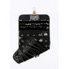 imageAngelinas Palace Tenby Jewelry Double Side Hanger Organizer Hook Hanging Closet Jewelry Storage Roll 24 Earring Ring Bars 28 Bracelet Pouches Watches Pocket 40 Necklaces LoopsAP GreenZebra