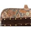 imageAngelinas Palace Tenby Jewelry Double Side Hanger Organizer Hook Hanging Closet Jewelry Storage Roll 24 Earring Ring Bars 28 Bracelet Pouches Watches Pocket 40 Necklaces LoopsAP GreenBrown Snakeskin