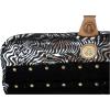 imageAngelinas Palace Tenby Jewelry Double Side Hanger Organizer Hook Hanging Closet Jewelry Storage Roll 24 Earring Ring Bars 28 Bracelet Pouches Watches Pocket 40 Necklaces LoopsAP GreenSilver Zebra