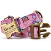 imagePersonalized Dog Collar with Name and Phone Number EngravedAdjustable Custom Puppy CollarOrganic Cotton Pet Collar for Small Medium Large Boy Girl Dogsluna lovegood