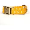 imagePersonalized Dog Collar with Name and Phone Number EngravedAdjustable Custom Puppy CollarOrganic Cotton Pet Collar for Small Medium Large Boy Girl DogsHobo Rainbow