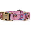 imagePersonalized Dog Collar with Name and Phone Number EngravedAdjustable Custom Puppy CollarOrganic Cotton Pet Collar for Small Medium Large Boy Girl Dogsluna lovegood