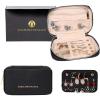 imageAngelinas Palace Small Waterproof Jewelry Organizer Case Vegan Leather Travel Storage Bag Bridesmaid Gifts for Necklace Earring Bracelet Ringchampagneblack