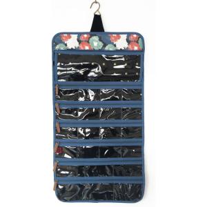 imageAngelinas Palace Brac Jewelry Hanger Organizer home storage hanger and travel organizer rollup with detachable holders and cover protection Diamond RedBohemian Bliss