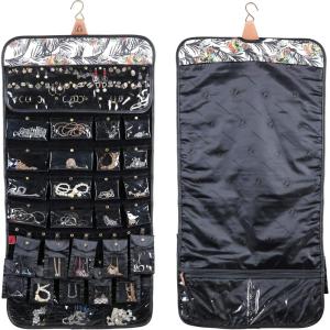 imageAngelinas Palace EZE Jewelry Hanger Organizer Home Storage Hanger Detachable Holders with Travel case Diamond BlackLost in Paradise