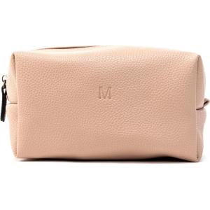 imageAngelinas Palace Personalized Makeup BagWaterproof Vegan Leather Toiletry BagEmbossed Name Cosmetic Bag for Birthday Bridesmaids Wedding GiftBlush