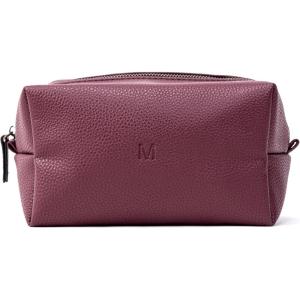 imageAngelinas Palace Personalized Makeup BagWaterproof Vegan Leather Toiletry BagEmbossed Name Cosmetic Bag for Birthday Bridesmaids Wedding GiftBurgundy