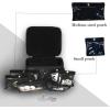 imageAngelinas Palace Jewelry Organizer Boxes for Women GirlsEiger Medium Travel Jewelry Case Storage Bag with Detachable Necklace Earring Bracelet Ring PouchesBohemian BlissDiamond Black