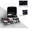 imageAngelinas Palace Jewelry Organizer Boxes for Women GirlsEiger Medium Travel Jewelry Case Storage Bag with Detachable Necklace Earring Bracelet Ring PouchesDiamond BlackBohemian Bliss