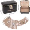 imageAngelinas Palace Snakeskin Pattern Jewelry Organizer Case Bridesmaid Gifts Travel Bag Vegan Leather Box for Necklace Earring Bracelet RingChampagneBlack