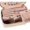 imageAngelinas Palace Snakeskin Pattern Jewelry Organizer Case Bridesmaid Gifts Travel Bag Vegan Leather Box for Necklace Earring Bracelet RingChampagneChampagne