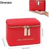 imageAngelinas Palace Snakeskin Pattern Jewelry Organizer Case Bridesmaid Gifts Travel Bag Vegan Leather Box for Necklace Earring Bracelet RingChampagneRed