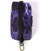 imageOrganic Cotton Dog Poop Bag Holder for Leash Brass Hardware Waste Bag Dispenser Pet Waste Management SolutionAurora