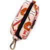 imageOrganic Cotton Dog Poop Bag Holder for Leash Brass Hardware Waste Bag Dispenser Pet Waste Management SolutionBaseball