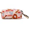 imageOrganic Cotton Dog Poop Bag Holder for Leash Brass Hardware Waste Bag Dispenser Pet Waste Management SolutionBaseball