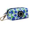 imageOrganic Cotton Dog Poop Bag Holder for Leash Brass Hardware Waste Bag Dispenser Pet Waste Management SolutionBlueberry