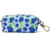 imageOrganic Cotton Dog Poop Bag Holder for Leash Brass Hardware Waste Bag Dispenser Pet Waste Management SolutionBlueberry