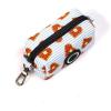imageOrganic Cotton Dog Poop Bag Holder for Leash Brass Hardware Waste Bag Dispenser Pet Waste Management SolutionButter Waffles