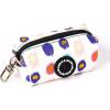 imageOrganic Cotton Dog Poop Bag Holder for Leash Brass Hardware Waste Bag Dispenser Pet Waste Management SolutionColorful Leopard