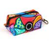 imageOrganic Cotton Dog Poop Bag Holder for Leash Brass Hardware Waste Bag Dispenser Pet Waste Management SolutionDream Fantasy