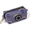 imageOrganic Cotton Dog Poop Bag Holder for Leash Brass Hardware Waste Bag Dispenser Pet Waste Management SolutionJapanese Waves