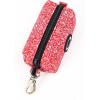 imageOrganic Cotton Dog Poop Bag Holder for Leash Brass Hardware Waste Bag Dispenser Pet Waste Management SolutionLarkspur