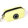 imageOrganic Cotton Dog Poop Bag Holder for Leash Brass Hardware Waste Bag Dispenser Pet Waste Management SolutionLemon