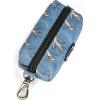 imageOrganic Cotton Dog Poop Bag Holder for Leash Brass Hardware Waste Bag Dispenser Pet Waste Management SolutionLumber Jack