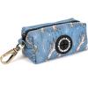 imageOrganic Cotton Dog Poop Bag Holder for Leash Brass Hardware Waste Bag Dispenser Pet Waste Management SolutionLumber Jack