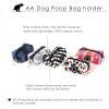 imageOrganic Cotton Dog Poop Bag Holder for Leash Brass Hardware Waste Bag Dispenser Pet Waste Management SolutionMagic Halloween